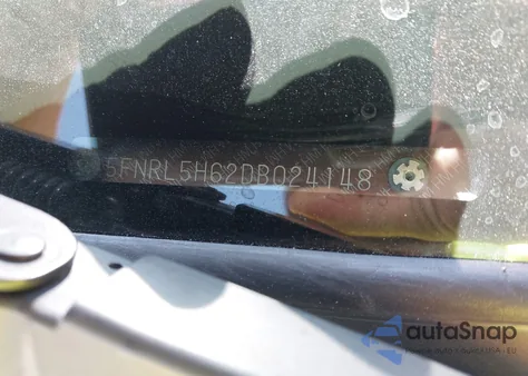 2013 Honda Odyssey Ex-L z USA, uszkodzony, nr VIN 5FNRL5H62DB024148